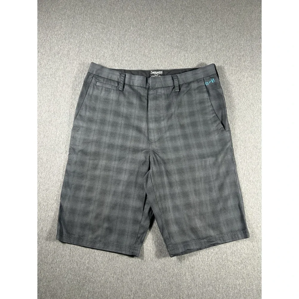 Rare Stussy x Neighborhood'Boneyards' Plaid‎ HybridShorts Size 32